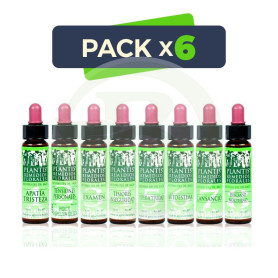 Pack 6x REMEDIO 4 TEMORES 10Ml. PLANTIS