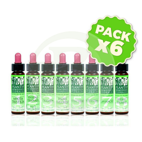 Pack 6x REMEDIO 5 HIPERACTIVIDAD 10Ml. PLANTIS