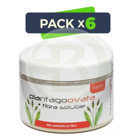 Pack 6x Plantago Ovata + Fibra Soluble 180Gr. Plantis