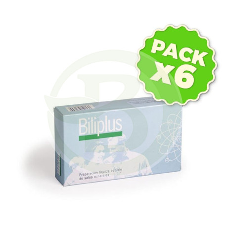 Pack 6x Biliplus 20 Ampollas Artesanía Agrícola