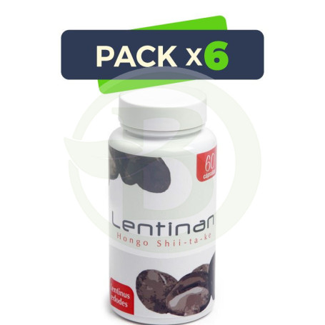 Pack 6x Lentinan 60 Cápsulas Plantis