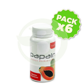 Pack 6x Papain 60 Cápsulas Plantis