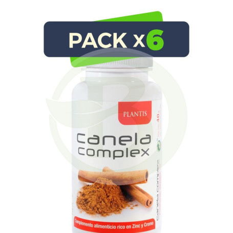 Pack 6x Canela Complex 90 Cápsulas Plantis