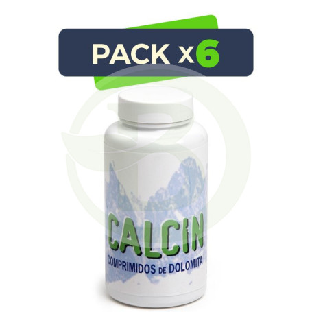 Pack 6x Calcín 100 Comprimidos Artesanía Agrícola