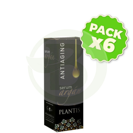 Pack 6x Serum Facial De Argán 30Ml. Plantis