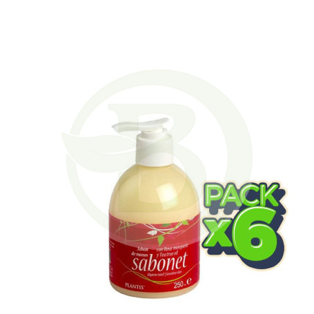 Pack 6x Sabonet 250Ml. Plantis