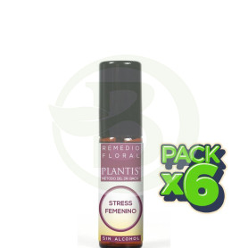 Pack 6x Stress Femenino Eco 20Ml. Plantis