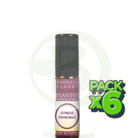 Pack 6x Stress Femenino Eco 20Ml. Plantis