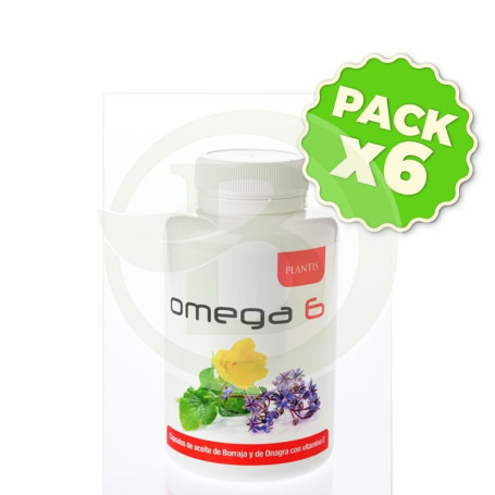 Pack 6x OMEGA 6 220 CAPSULAS PLANTIS
