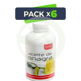 Pack 6x Aceite de Onagra 220 Cápsulas Plantis