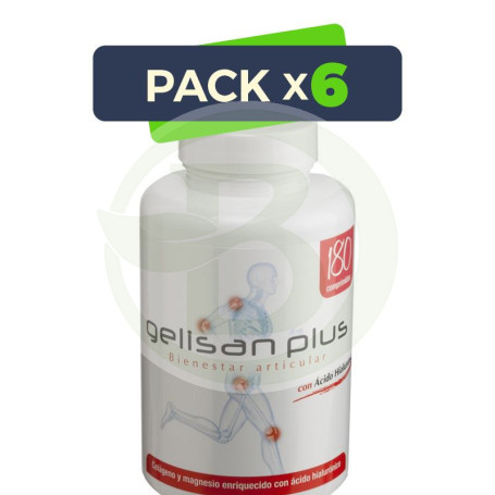 Pack 6x GELISAN PLUS 180 COMPRIMIDOS PLANTIS