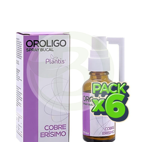 Pack 6x Oroligo Spray 30Ml. Plantis