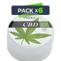 Pack 6x Cbd Crema De Cáñamo 50 Ml Plantis