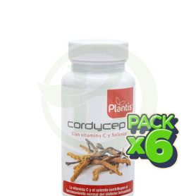 Pack 6x Cordyceps 60 Cápsulas Plantis