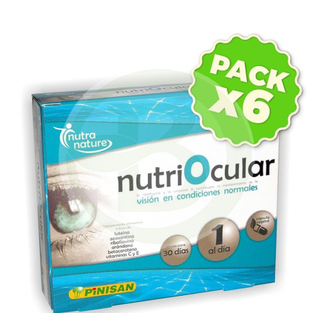 Pack 6x Nutriocular 30 Cápsulas Pinisan