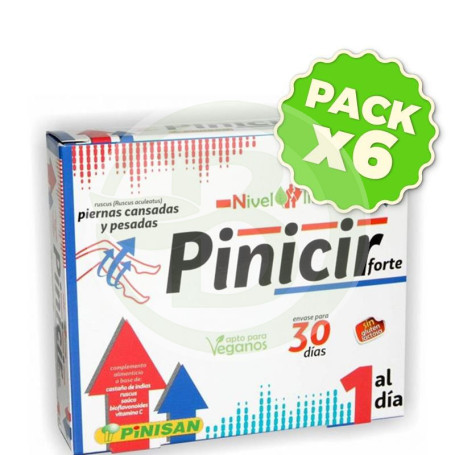 Pack 6x Pinicir Forte 30 Cápsulas Pinisan