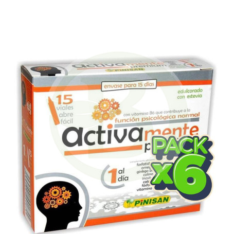 Pack 6x Activamente Premium 15 Viales Pinisan