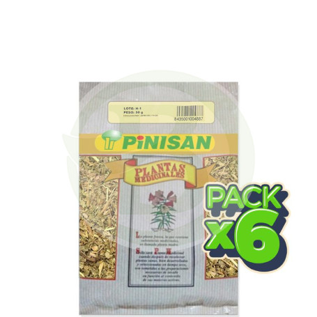 Pack 6x Bolsa Llantén Hojas 40Gr. Pinisan
