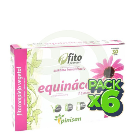 Pack 6x Fito Premium Equinácea 30 Cápsulas Pinisan