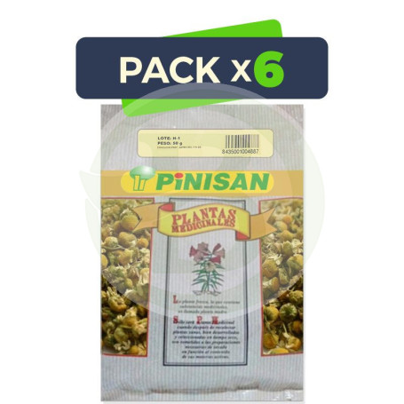 Pack 6x Bolsa Manzanilla Mahón 50Gr. Pinisan