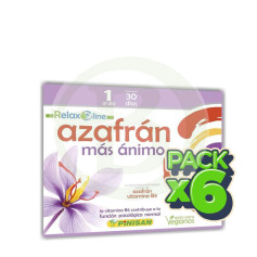 Pack 6x Azafrán Más Ánimo 30 Cápsulas Pinisan