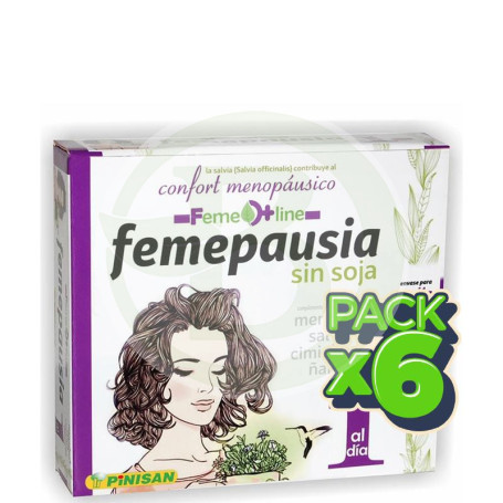 Pack 6x Femepausia 30 Cápsulas Pinisan