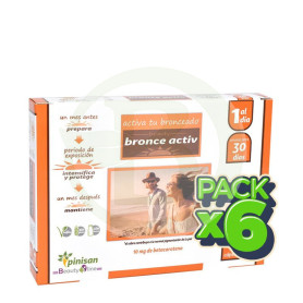 Pack 6x Bronce Activ 30 Cápsulas Pinisan