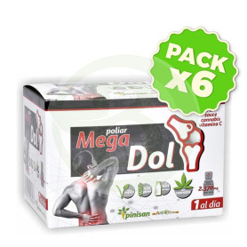 Pack 6x Poliar Megadol 6 Viales Pinisan