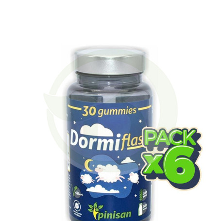 Pack 6x Dormiflash, 30 Gummies Pinisan