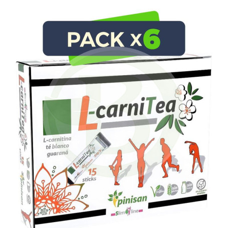 Pack 6x L-Carnitea 15 Sticks Pinisan