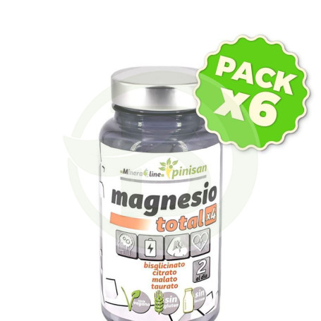 Pack 6x Magnesio Total 50 Comprimidos Pinisan