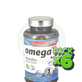 Pack 6x Omega 3 90 Perlas Pinisan