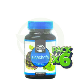 Pack 6x Alcachofa 500Mg. 90 Comprimidos Naturmil