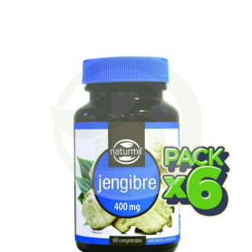 Pack 6x Jengibre 400Mg. 60 Comprimidos Naturmil