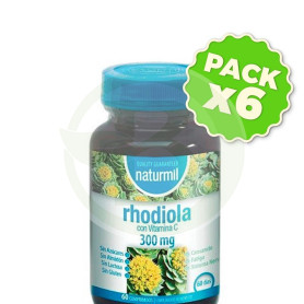 Pack 6x Rodiola 300Mg. 60 Comprimidos Naturmil