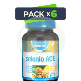 Pack 6x Selenio Ace 60 Perlas Naturmil