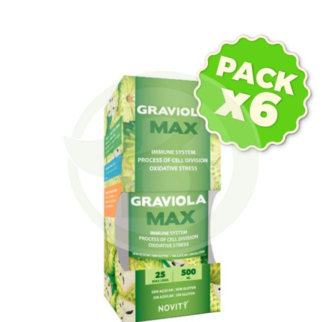 Pack 6x Graviola Max 500Ml. Novity