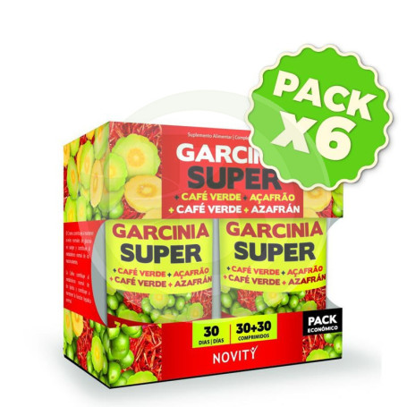 Pack 6x Garcinia Super 60 Comprimidos Novity