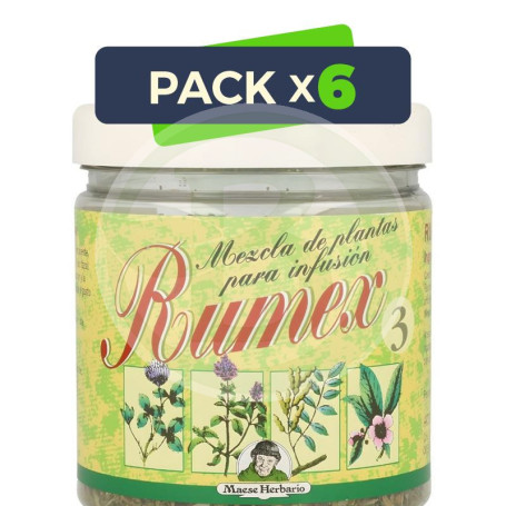 Pack 6x Rumex 3 Hepático 70G Maese Herbario