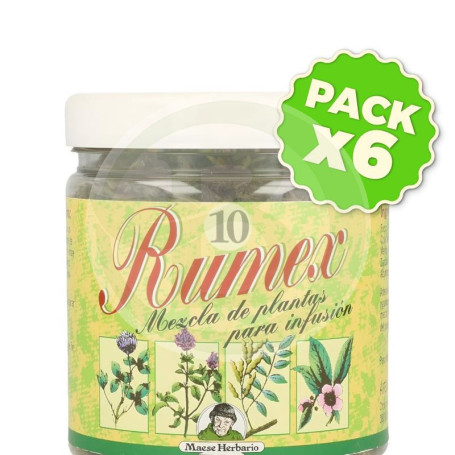 Pack 6x Rumex 10 Control De Peso 80G Maese Herbario