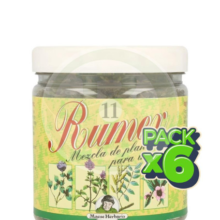 Pack 6x Rumex 11 Sedante 70G Maese Herbario