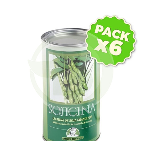 Pack 6x Sojicina Lecitina De Soja (No Gmo) 500G Maese Herbario