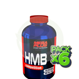 Pack 6x Hmb Competition 150 Cápsulas Megaplus