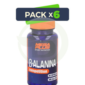 Pack 6x B-Alanina 60 Cápsulas Megaplus