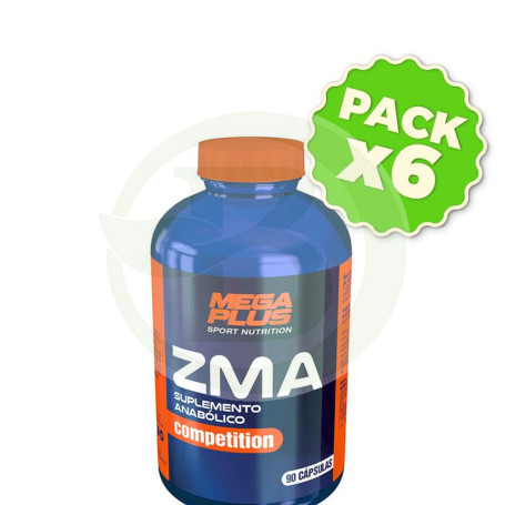 Pack 6x Zma Competition 90 Cápsulas Megaplus
