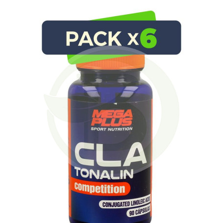 Pack 6x Cla Tonalin 90 Cápsulas Megaplus