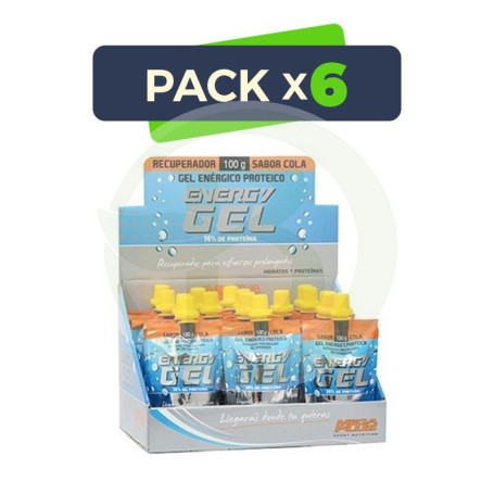 Pack 6x Energy Gel 100Gr. Megaplus