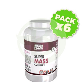 Pack 6x Super Mass Concept Choco 3Kg. Megaplus
