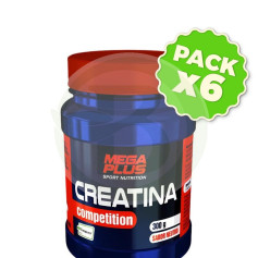 Pack 6x Creatina Creapure 300Gr Megaplus