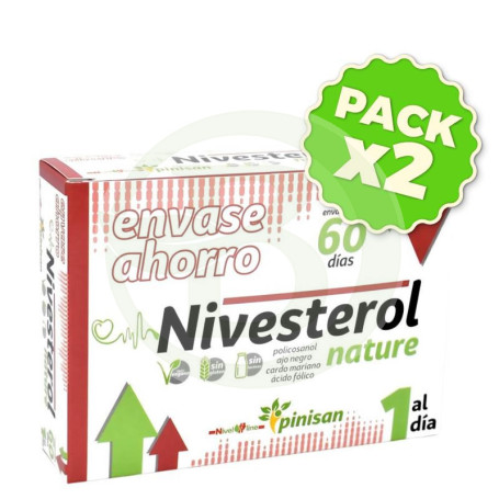 Pack 2x Nivesterol Nature 60 Cápsulas Pinisan